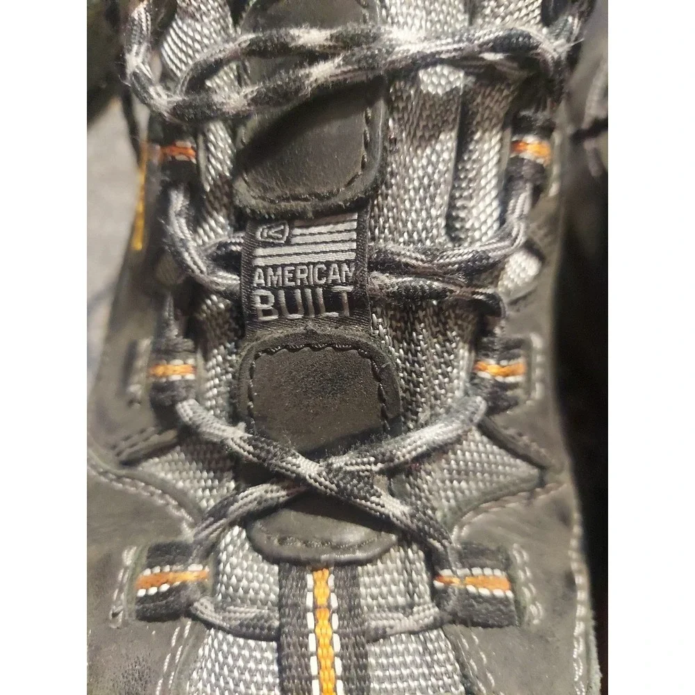 KEEN Utility‎ Braddock Men's 14D Black Bossa Nova Steel Toe Low Hiker Work Shoes